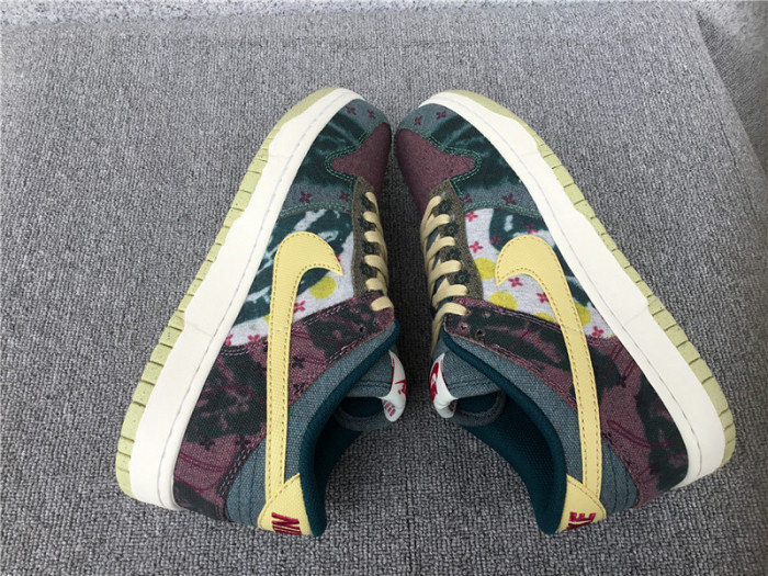 nike dunk low lemon wash multi-color cz9747-900