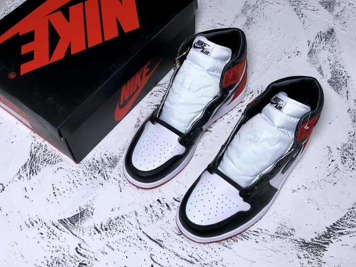 air jordan 1 satin black toe cd0461-016