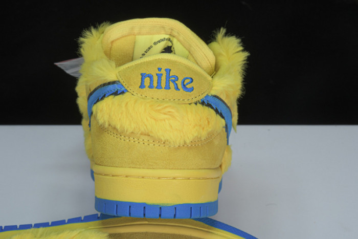 nike sb dunk low grateful dead bears opti yellow-cj5378-700