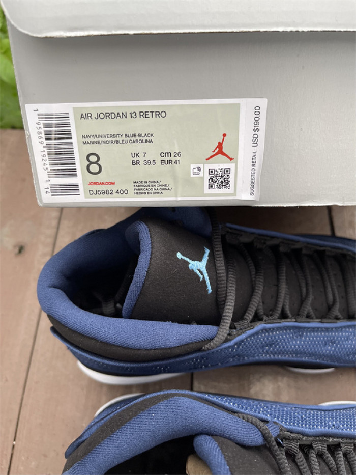 jordan 13 retro low brave blue-414571- 404