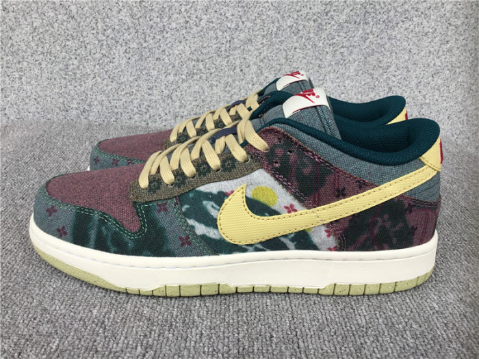 nike dunk low lemon wash multi-color cz9747-900