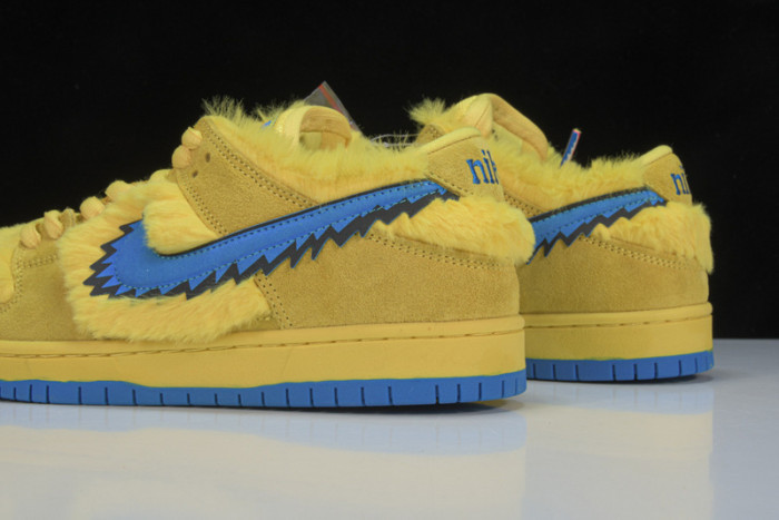 nike sb dunk low grateful dead bears opti yellow-cj5378-700