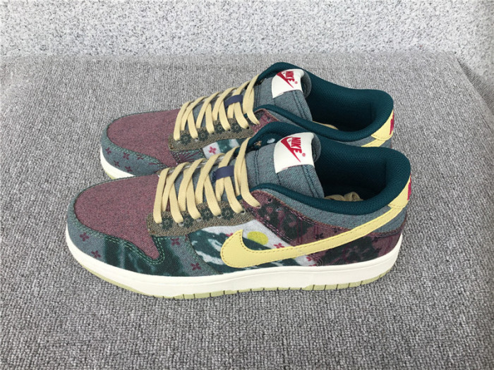 nike dunk low lemon wash multi-color cz9747-900