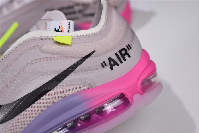 o-w nike air max 97 rose aj4585-600