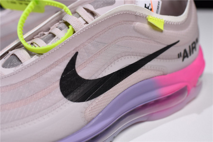 o-w nike air max 97 rose aj4585-600