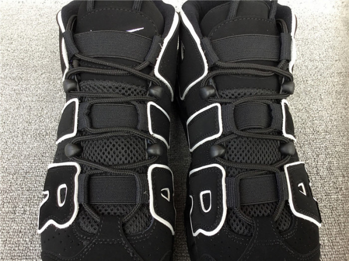 nike air more uptempo black white 414962-002