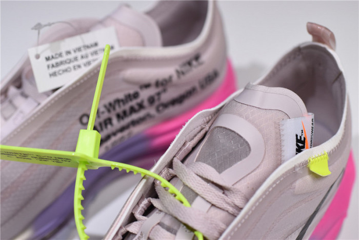 o-w nike air max 97 rose aj4585-600