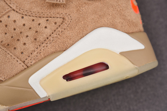 travis scott x air jordan 6 “british khaki ” dh0690-200