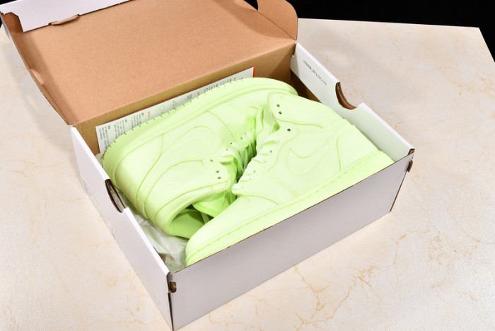 air jordan 1 retro high barely volt ah7389-700