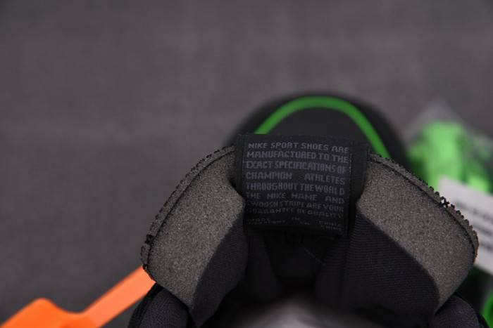 o-w x nike air rubber dunk “green strike” cu6015-001