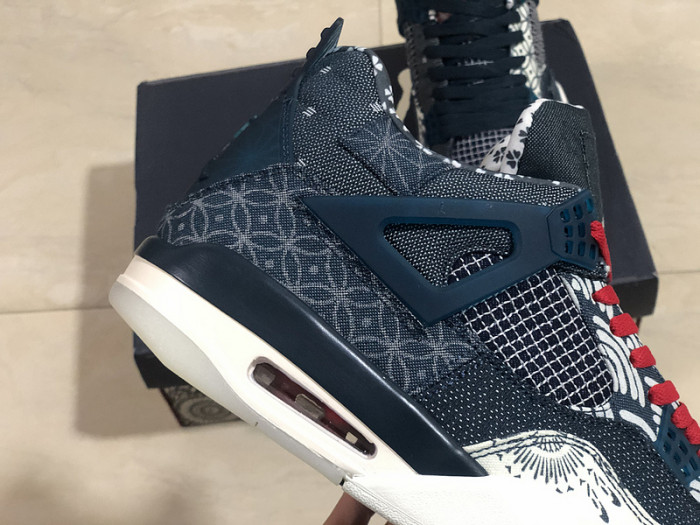 air jordan 4 sashiko deep ocean cw0898-400