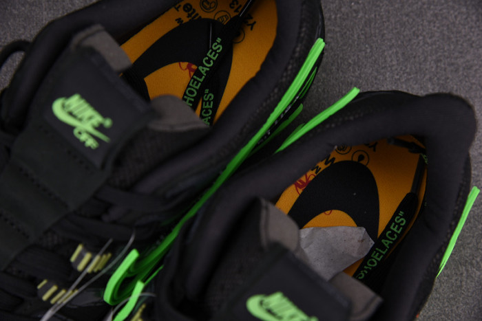 o-w x nike air rubber dunk “green strike” cu6015-001