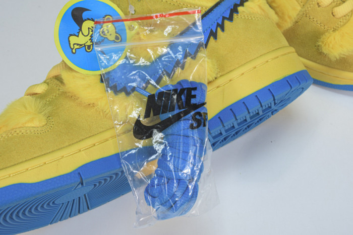 nike sb dunk low grateful dead bears opti yellow-cj5378-700
