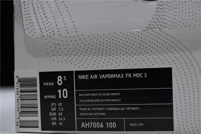 nike air vapormax moc 2 sail ah7006-100