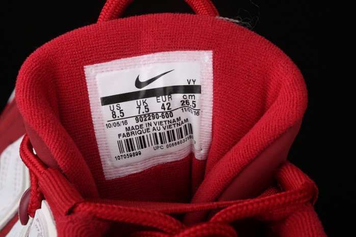 Supreme x Nike Air More Uptempo Varsity Red/White 902290-600