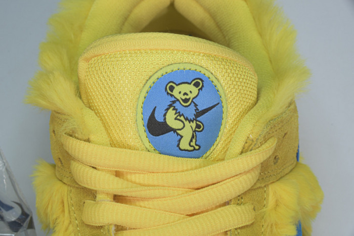nike sb dunk low grateful dead bears opti yellow-cj5378-700