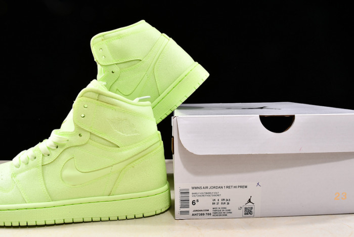 air jordan 1 retro high barely volt ah7389-700