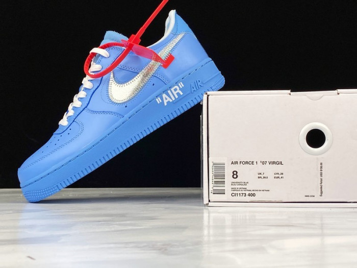 o-w nike air force 1 mca blue ci1173-400