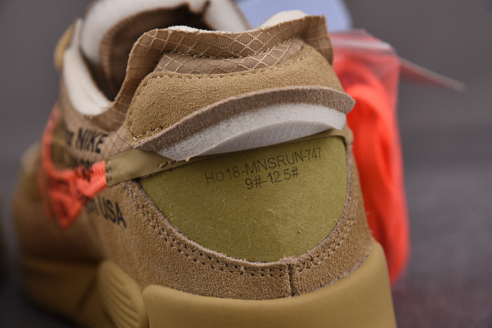 o-w nike air max 90 desert ore aa7293-200