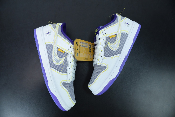 nike dunk low union passport pack court purple-dj9649-500