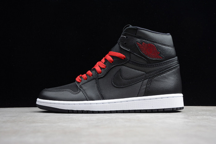 air jordan 1 high black satin 555088-060