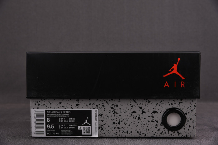 air jordan 4 og fire red dc7770-160