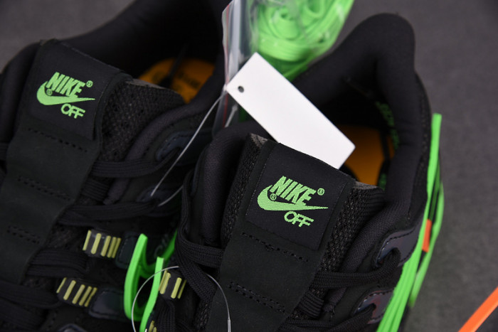 o-w x nike air rubber dunk “green strike” cu6015-001