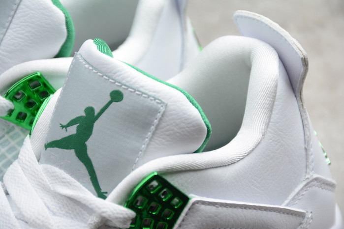 air jordan 4 retro “pure money” white green ct8527-113