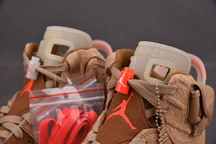 travis scott x air jordan 6 “british khaki ” dh0690-200