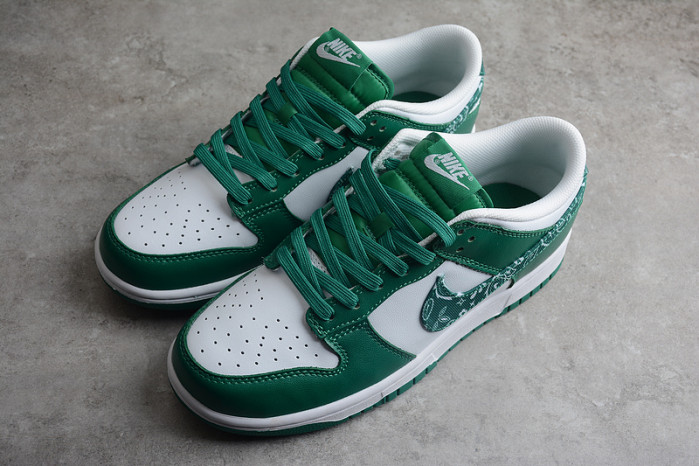nike dunk low essential paisley pack green (w)-dh4401-102