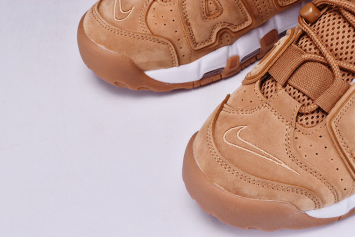 nike air more uptempo prm “wheat” brown aa4060-200