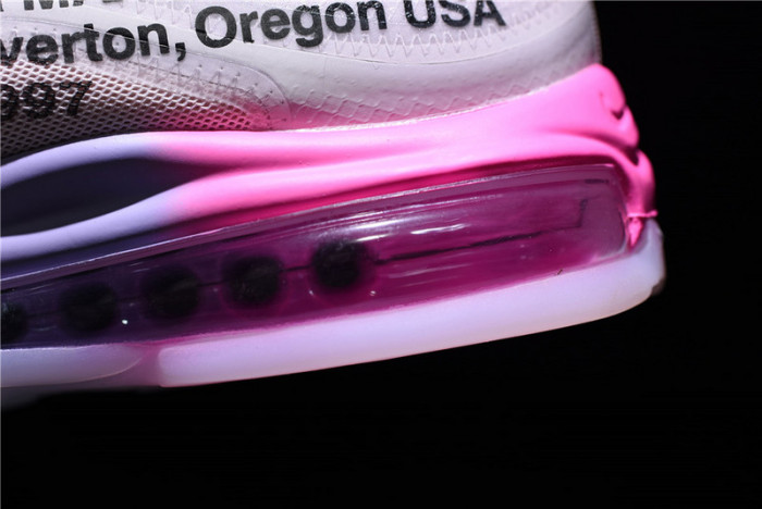 o-w nike air max 97 rose aj4585-600