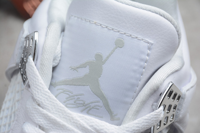 air jordan 4 retro “pure money” white 308497-100