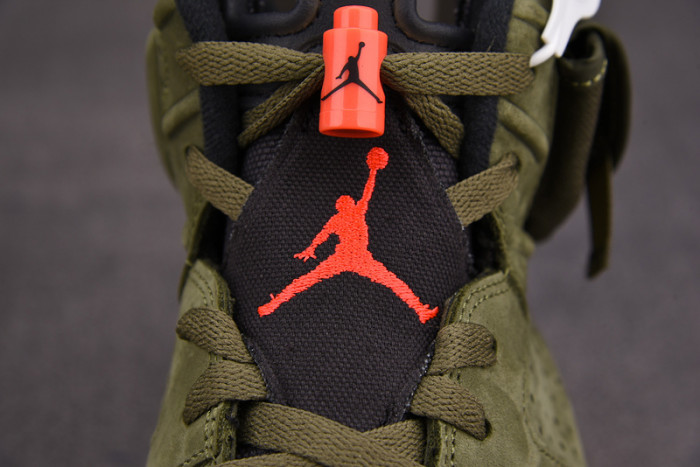 travis scott air jordan 6 medium olive cactus jack cn1084-200