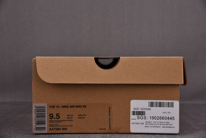 o-w nike air max 90 desert ore aa7293-200