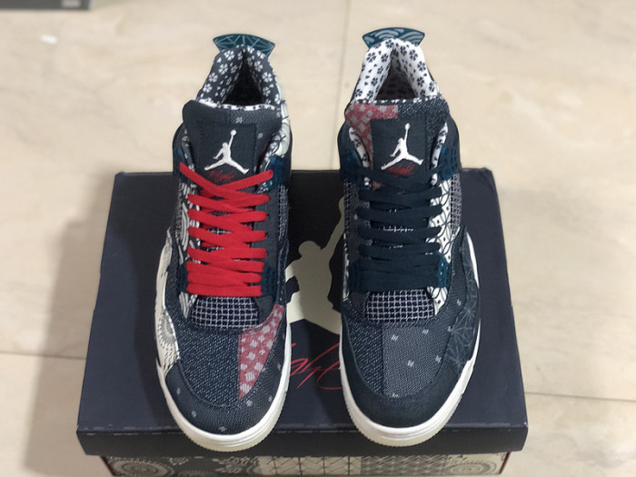 air jordan 4 sashiko deep ocean cw0898-400