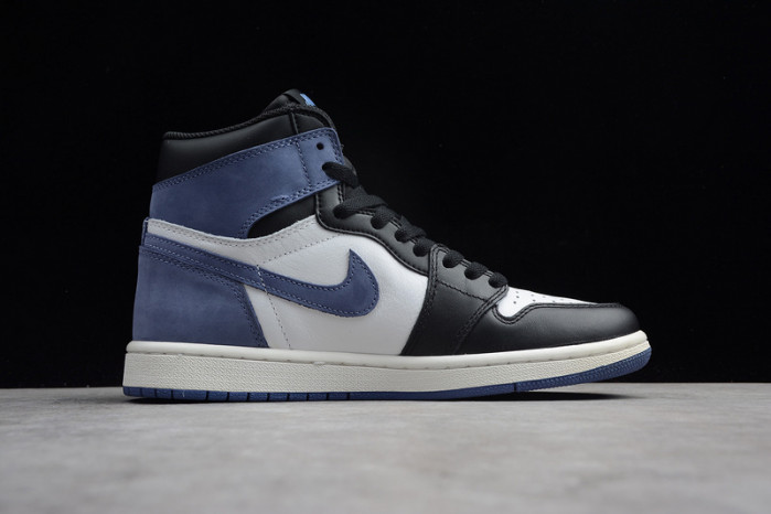 air jordan 1 retro high og "blue moon" 555088-115