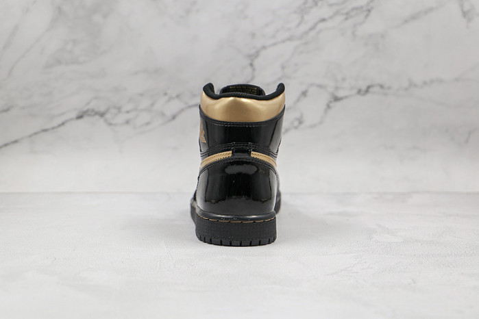 air jordan 1 high og patent ‘black gold’ 555088-032