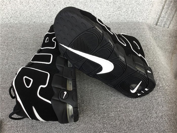 nike air more uptempo black white 414962-002