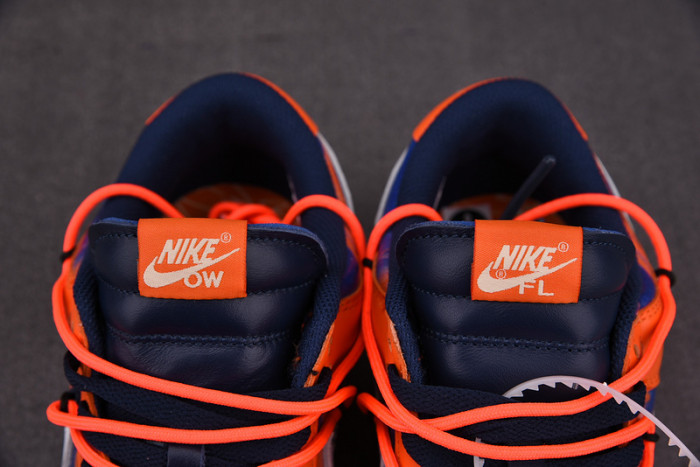 o-w x nike sb dunk low orange perple white shoes ct0856-801