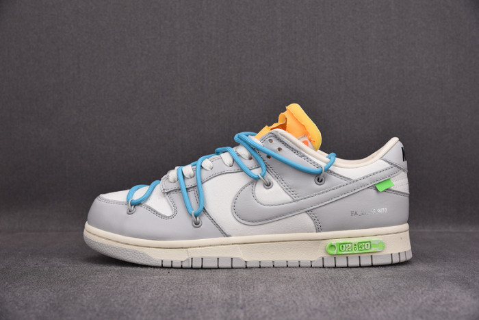 o-w x dunk low “02 of 50” dm1602-115