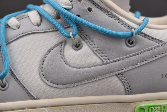 o-w x dunk low “02 of 50” dm1602-115