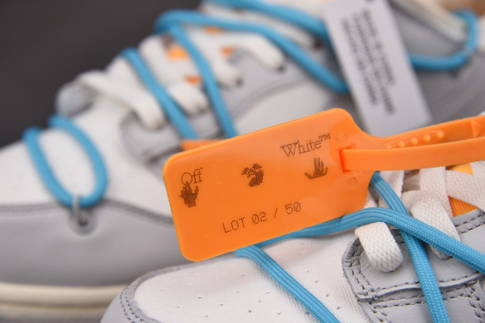 o-w x dunk low “02 of 50” dm1602-115