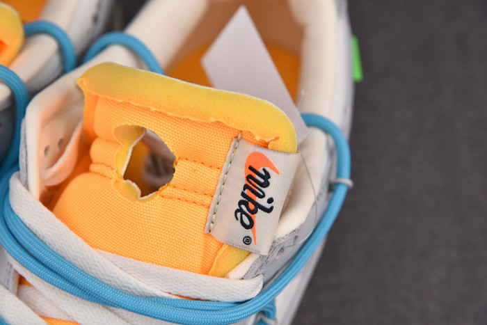 o-w x dunk low “02 of 50” dm1602-115