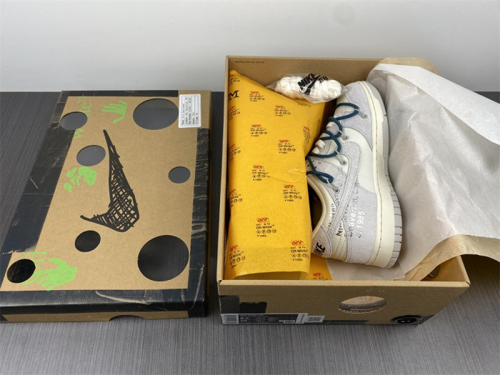 o-w x dunk low “16 of 50” dj0950-111