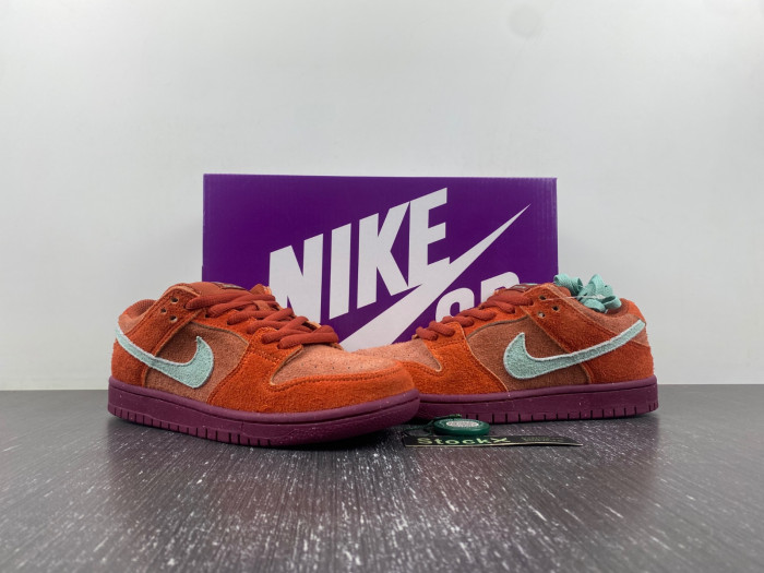 nike sb dunk low mystic red rosewood-dv5429-601