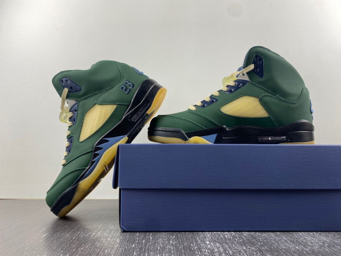 air jordan 5 "navy green” amm-fz5758-003