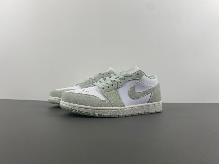 air jordan 1 low “light green”-fn5214-131