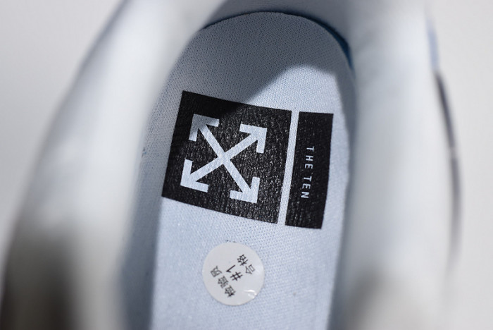 o-w x nike m2k tekno white, black & team orange a03108 058