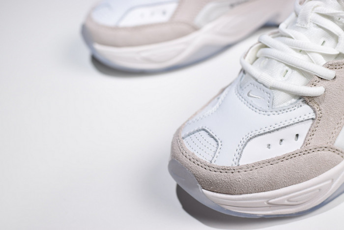 o-w x nike m2k tekno white, black & team orange a03108 058